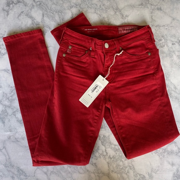 ag jeans red